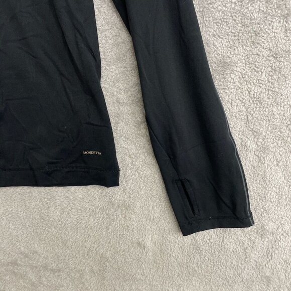 NEW Mondetta Women's M Active Long Sleeve Top Black Semi-Fitted - Picture 8 of 9